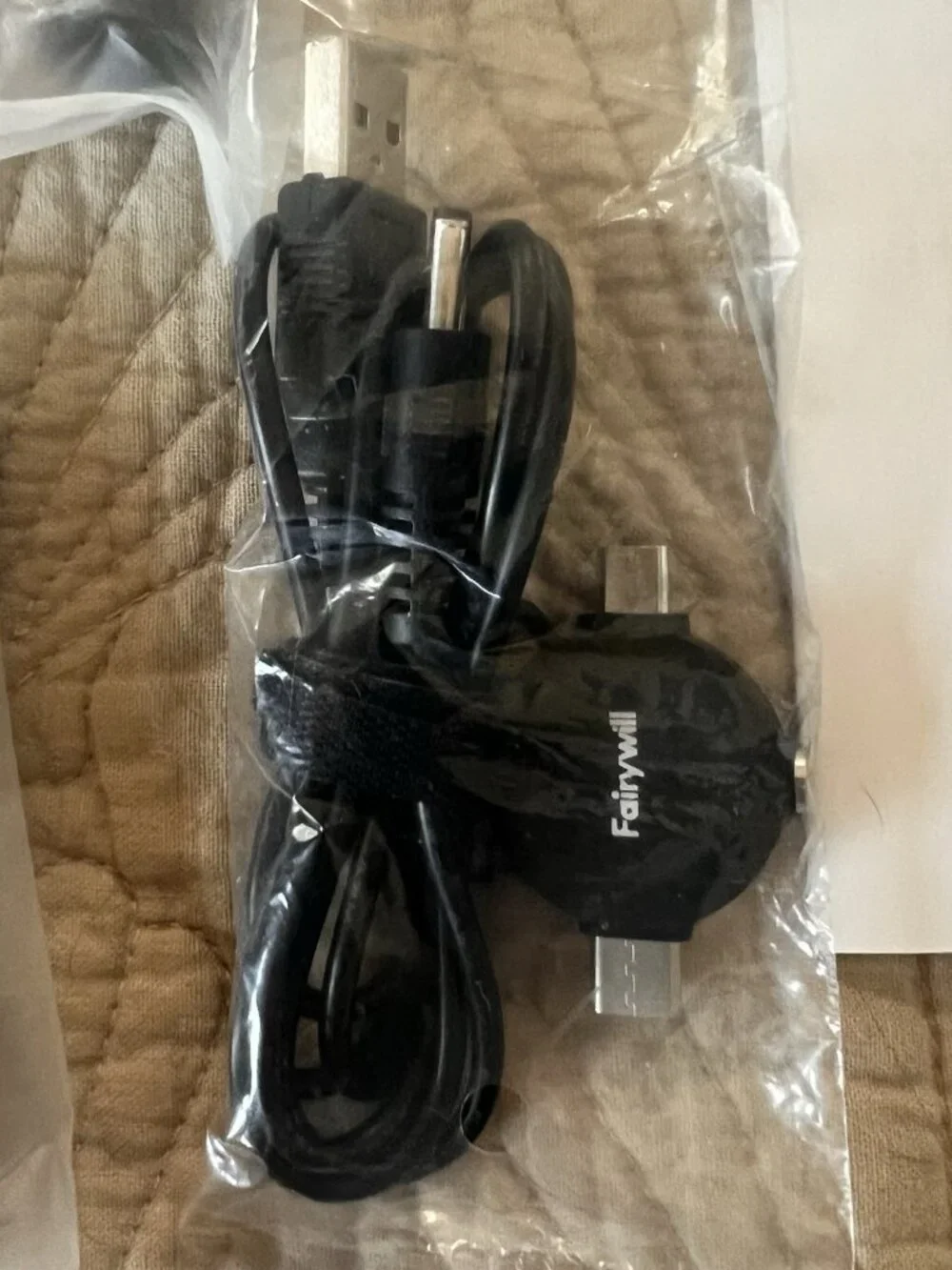 USB Cable & OEM Brush Heads For Fairywill Sonic Electric Toothbrush Sealed